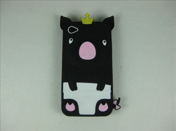 Capa Cute Pig 3D - 4 e 4S